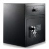 Adiroffice 1.1 cu. ft. Steel Digital Depository Safe with Digital keypad, Black ADI670-200-BLK